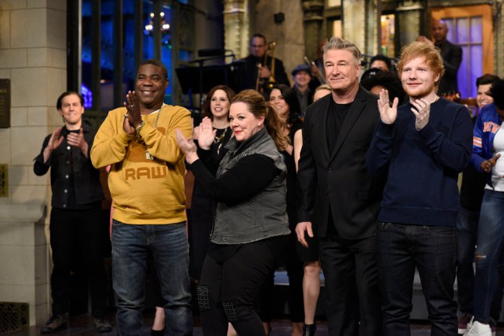 From the Set: Alec Baldwin and Ed Sheeran